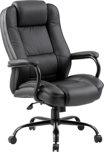 Office Chair Llanberis | size: Width: 79.5cm, Height: 113-120.5cm, Depth: 82cm | color: Black | image: 1 | variant: 1001164