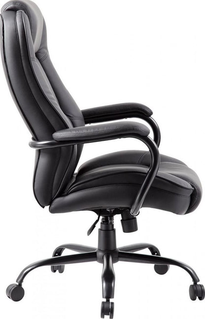 Office Chair Llanberis | size: Width: 79.5cm, Height: 113-120.5cm, Depth: 82cm | color: Black | image: 2 | variant: 1001164