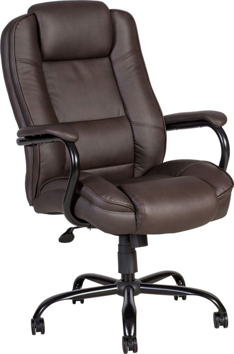 Office Chair Llanberis | size: Width: 79.5cm, Height: 113-120.5cm, Depth: 82cm | color: Brown | image: 1 | variant: 1001165