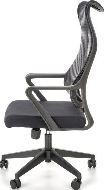 Office Chair Loreto | size: Width: 61cm, Height: 123cm, Depth: 65cm | color: Gray | image: 3 | variant: 1005131