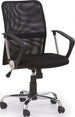 Office Chair Lucca | size: Width: 56cm, Height: 102cm, Depth: 58cm | color: Black | image: 1 | variant: 1002970