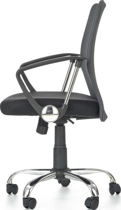 Office Chair Lucca | size: Width: 56cm, Height: 102cm, Depth: 58cm | color: Gray | image: 2 | variant: 1002971