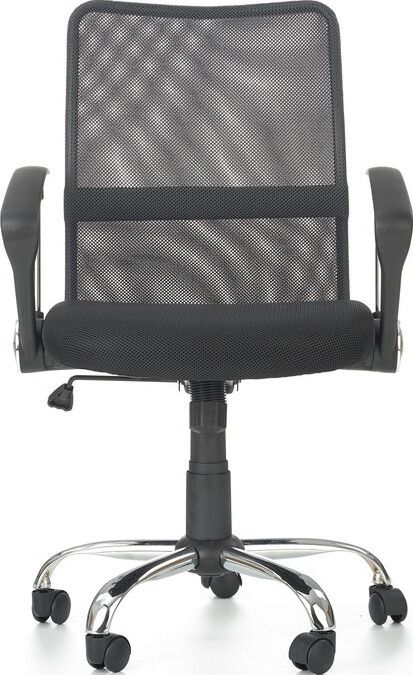 Office Chair Lucca | size: Width: 56cm, Height: 102cm, Depth: 58cm | color: Gray | image: 3 | variant: 1002971