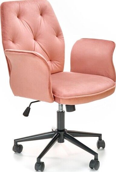 Office Chair Massa | size: Width: 65cm, Height: 100cm, Depth: 63cm | color: Pink | image: 1 | variant: 1002974