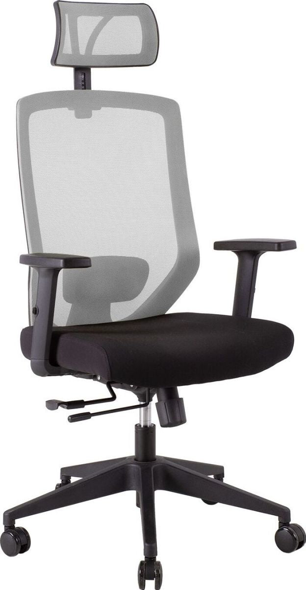 Office Chair Mold | size: Width: 64cm, Height: 115-125cm, Depth: 64cm | color: Gray | image: 1 | variant: 1001186