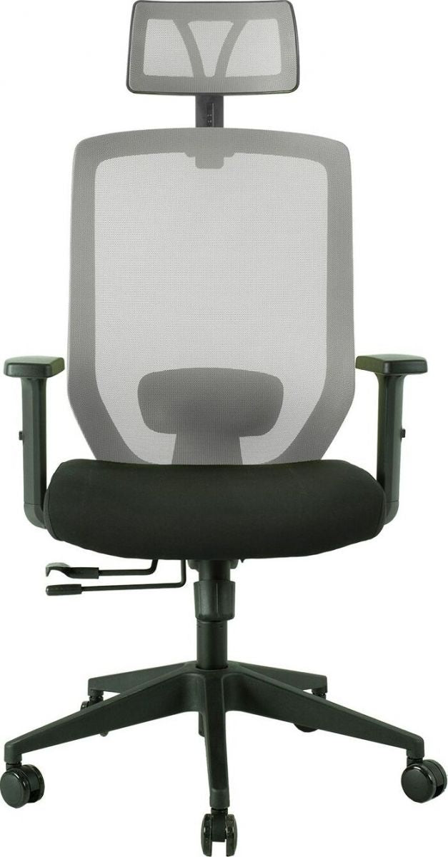 Office Chair Mold | size: Width: 64cm, Height: 115-125cm, Depth: 64cm | color: Gray | image: 2 | variant: 1001186