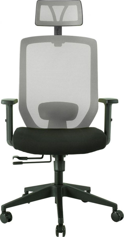 Office Chair Mold | size: Width: 64cm, Height: 115-125cm, Depth: 64cm | color: Gray | image: 2 | variant: 1001186