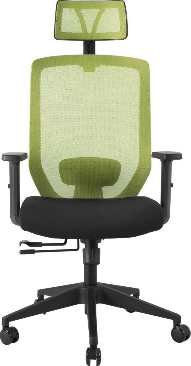 Office Chair Mold | size: Width: 64cm, Height: 115-125cm, Depth: 64cm | color: Green | image: 3 | variant: 1001185