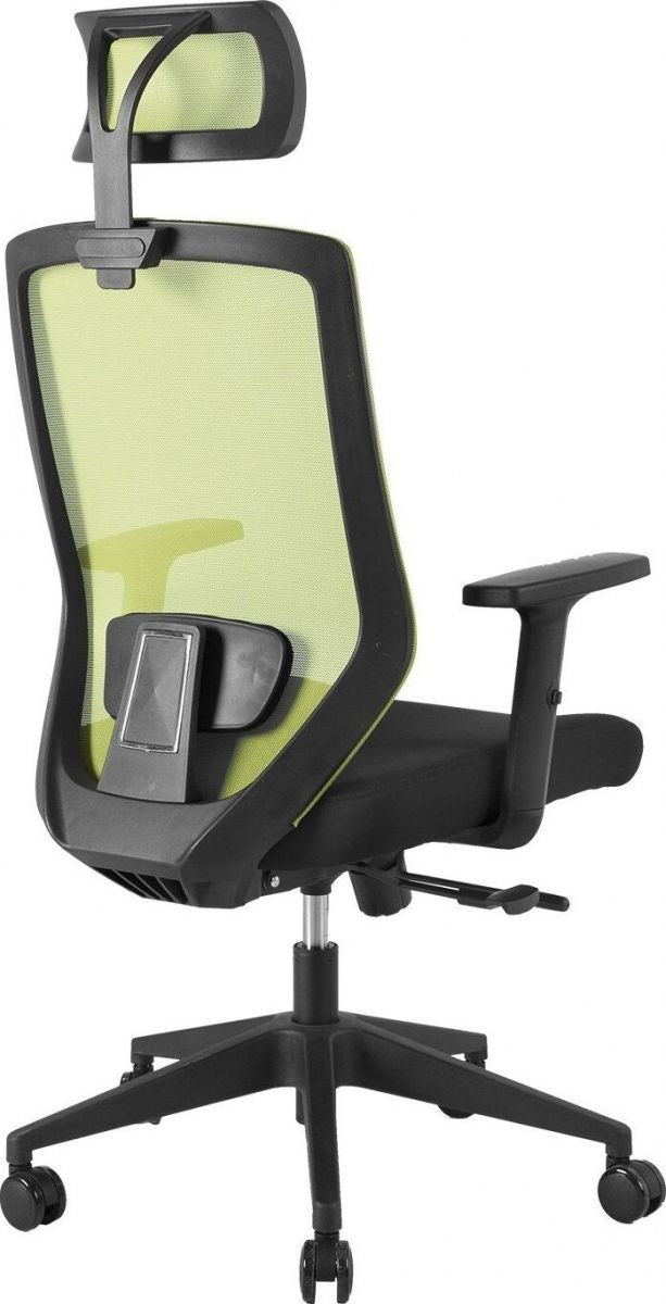 Office Chair Mold | size: Width: 64cm, Height: 115-125cm, Depth: 64cm | color: Green | image: 4 | variant: 1001185