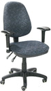 Office Chair Newtown | size: Width: 65cm, Height: 96-108cm, Depth: 47cm | color: Gray | image: 1 | variant: 1001233