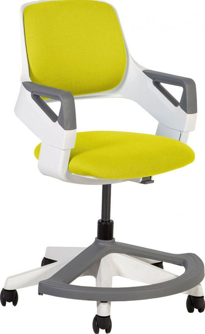 Office Chair Oswestry | size: Width: 64cm, Height: 76-93cm, Depth: 64cm | color: Yellow | image: 1 | variant: 1001225