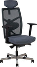 Office Chair Pembroke | size: Width: 70cm, Height: 111-128cm, Depth: 49cm | color: Blue | image: 1 | variant: 1001256