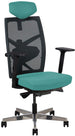 Office Chair Pembroke | size: Width: 70cm, Height: 128cm, Depth: 70cm | color: Green | image: 1 | variant: 1001287
