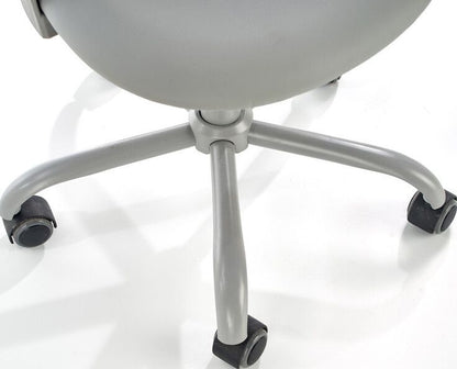 Office Chair Pistoia | size: Width: 43cm, Height: 89cm, Depth: 42cm | color: Gray | image: 4 | variant: 1002968