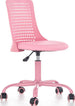 Office Chair Pistoia | size: Width: 43cm, Height: 89cm, Depth: 42cm | color: Pink | image: 1 | variant: 1002967