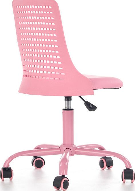 Office Chair Pistoia | size: Width: 43cm, Height: 89cm, Depth: 42cm | color: Pink | image: 2 | variant: 1002967