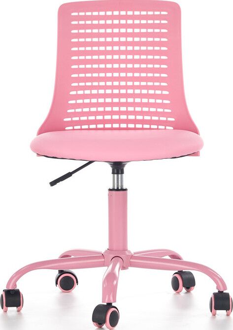 Office Chair Pistoia | size: Width: 43cm, Height: 89cm, Depth: 42cm | color: Pink | image: 3 | variant: 1002967