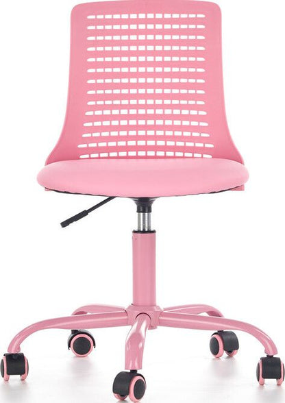 Office Chair Pistoia | size: Width: 43cm, Height: 89cm, Depth: 42cm | color: Pink | image: 3 | variant: 1002967