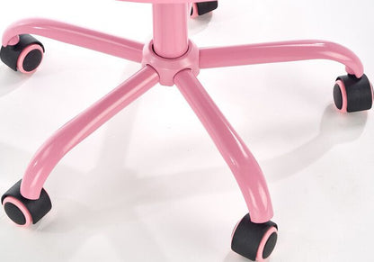 Office Chair Pistoia | size: Width: 43cm, Height: 89cm, Depth: 42cm | color: Pink | image: 4 | variant: 1002967