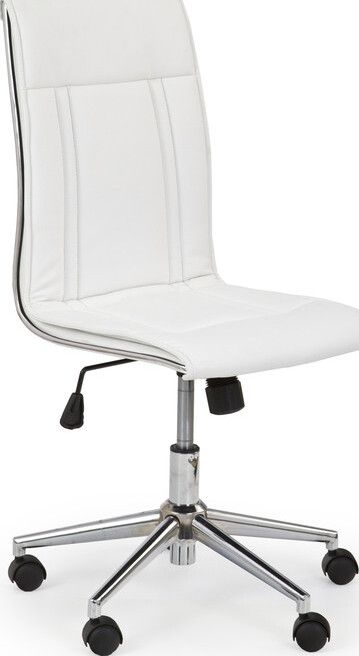 Office Chair Porto | size: Width: 44cm, Height: 107cm, Depth: 46cm | color: White | image: 1 | variant: 1011542