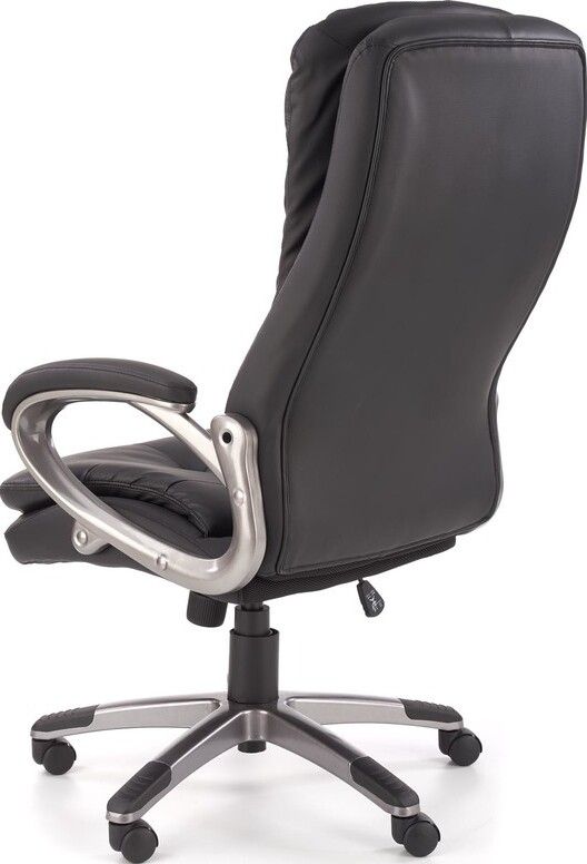 Office Chair Preston | size: Width: 66cm, Height: 124cm, Depth: 72cm | color: Black | image: 3 | variant: 1012371