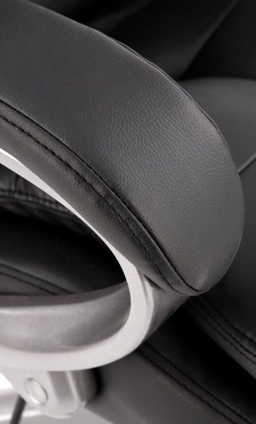 Office Chair Preston | size: Width: 66cm, Height: 124cm, Depth: 72cm | color: Black | image: 4 | variant: 1012371