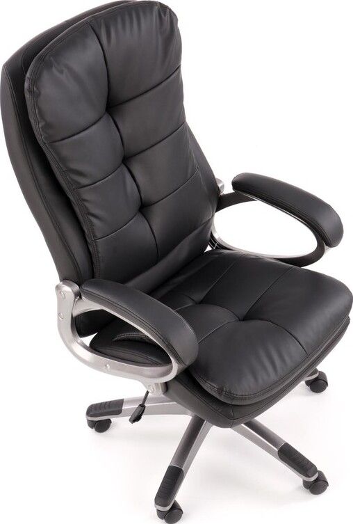 Office Chair Preston | size: Width: 66cm, Height: 124cm, Depth: 72cm | color: Black | image: 5 | variant: 1012371