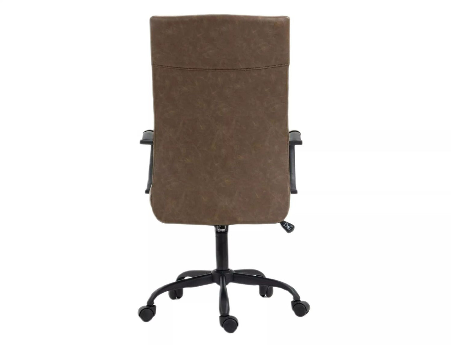 Office Chair Q306 | size: Width: 68cm, Height: 116cm, Depth: 51cm | color: Brown | image: 3 | variant: 1005445