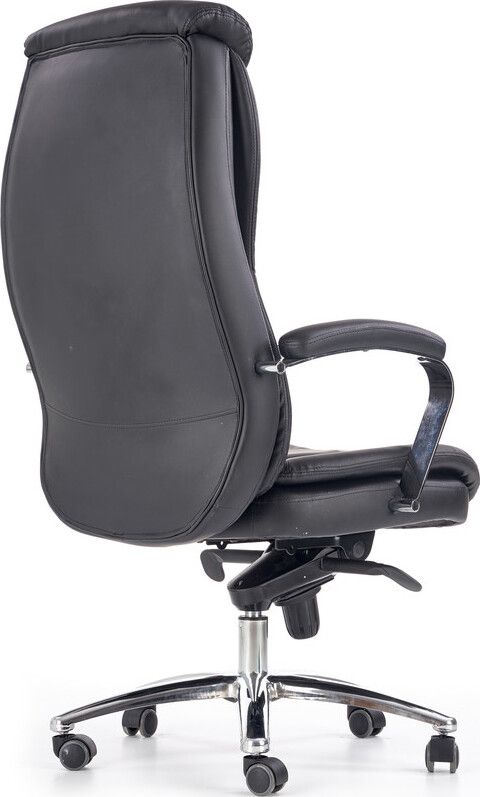 Office Chair Quad | size: Width: 63cm, Height: 124cm, Depth: 70cm | color: Black | image: 2 | variant: 1011581