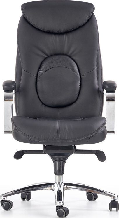 Office Chair Quad | size: Width: 63cm, Height: 124cm, Depth: 70cm | color: Black | image: 3 | variant: 1011581