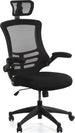 Office Chair Ragusa | size: Width: 51cm, Height: 117-126cm, Depth: 66.5cm | color: Black | image: 1 | variant: 1005297