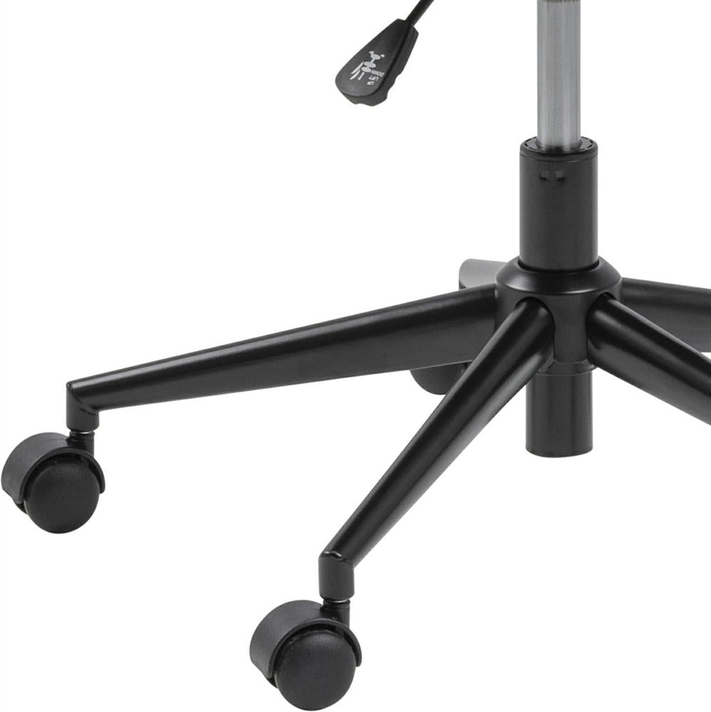 Office Chair Rhyl | size: Width: 58cm, Height: 91cm, Depth: 58cm | color: Gray | image: 5 | variant: 1001207