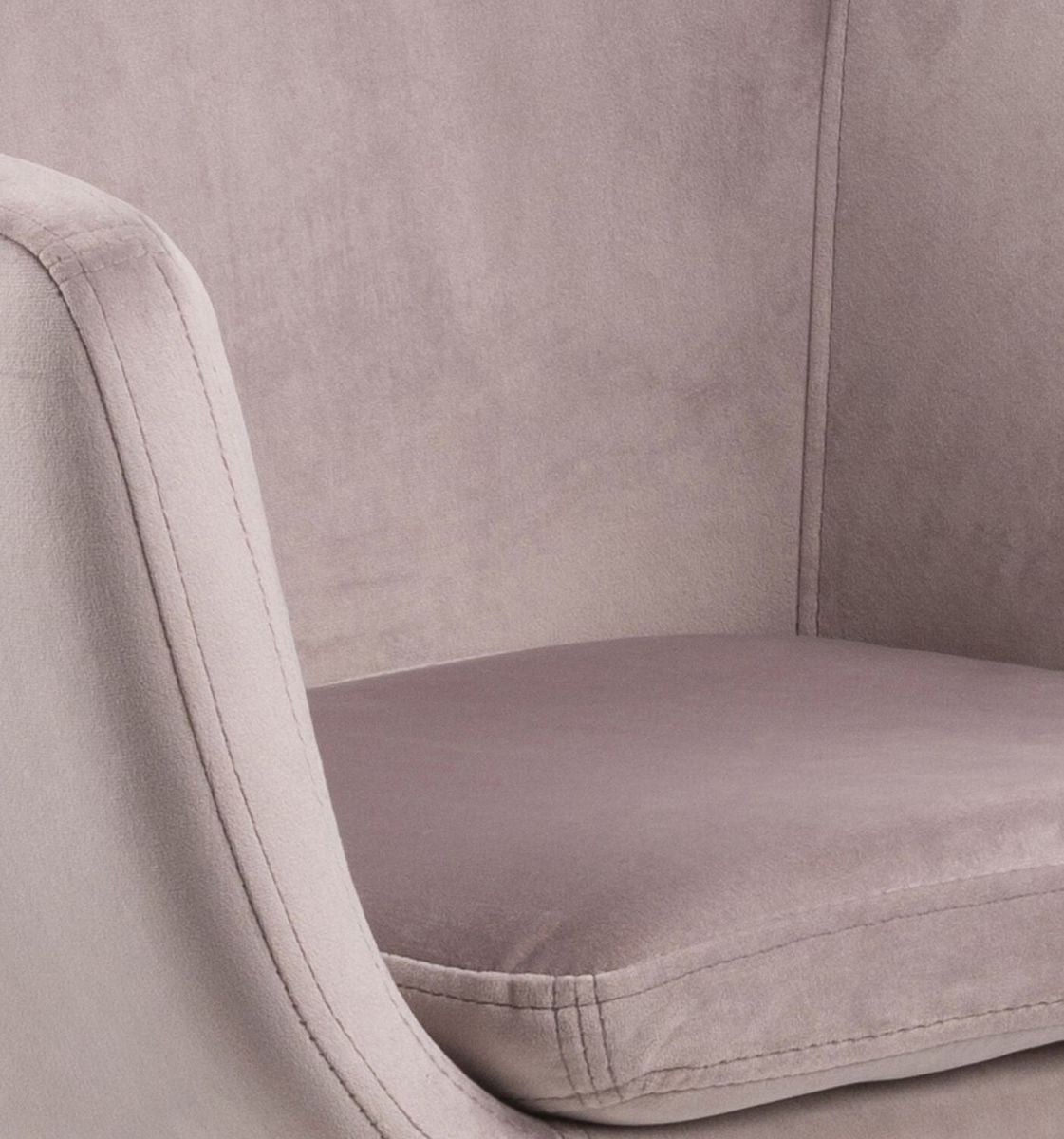 Office Chair Rhyl | size: Width: 58cm, Height: 91cm, Depth: 58cm | color: Pink | image: 3 | variant: 1001206