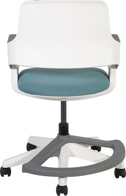 Office Chair Rookee | size: Width: 64cm, Height: 76-93cm, Depth: 64cm | color: Blue | image: 2 | variant: 1005307