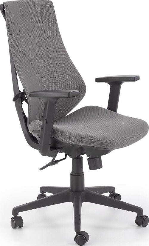 Office Chair Rubio | size: Width: 66cm, Height: 109cm, Depth: 69cm | color: Gray | image: 1 | variant: 1012372