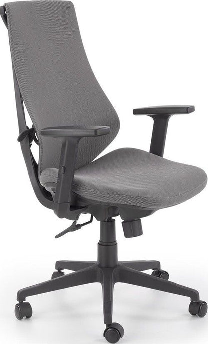 Office Chair Rubio | size: Width: 66cm, Height: 109cm, Depth: 69cm | color: Gray | image: 1 | variant: 1012372