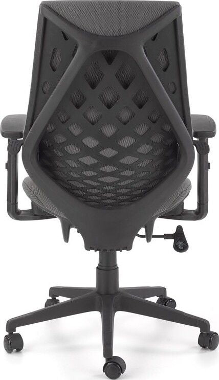 Office Chair Rubio | size: Width: 66cm, Height: 109cm, Depth: 69cm | color: Gray | image: 5 | variant: 1012372