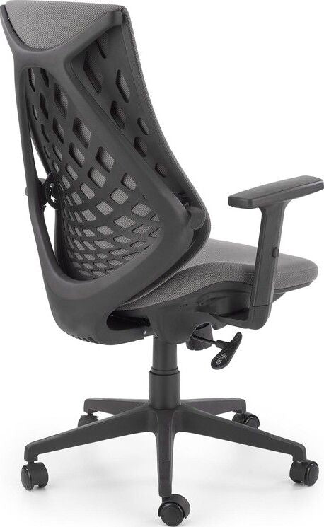 Office Chair Rubio | size: Width: 66cm, Height: 109cm, Depth: 69cm | color: Gray | image: 6 | variant: 1012372