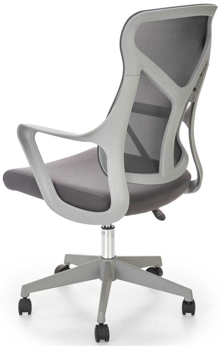 Office Chair Santo | size: Width: 61cm, Height: 114cm, Depth: 67cm | color: Gray | image: 3 | variant: 1005162