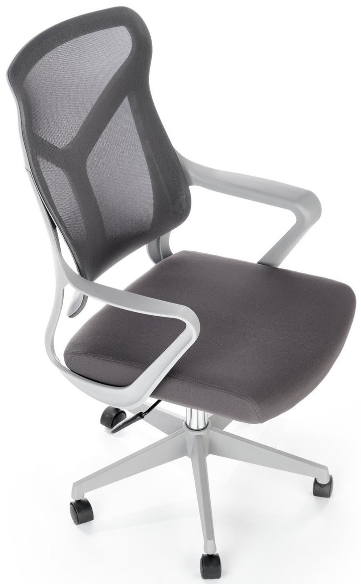 Office Chair Santo | size: Width: 61cm, Height: 114cm, Depth: 67cm | color: Gray | image: 6 | variant: 1005162