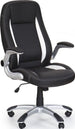 Office Chair Saturn | size: Width: 67cm, Height: 120cm, Depth: 65cm | color: Black | image: 1 | variant: 1005159