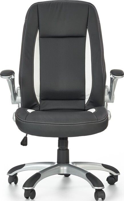 Office Chair Saturn | size: Width: 67cm, Height: 120cm, Depth: 65cm | color: Black | image: 3 | variant: 1005159