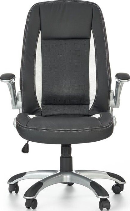Office Chair Saturn | size: Width: 67cm, Height: 120cm, Depth: 65cm | color: Black | image: 3 | variant: 1005159