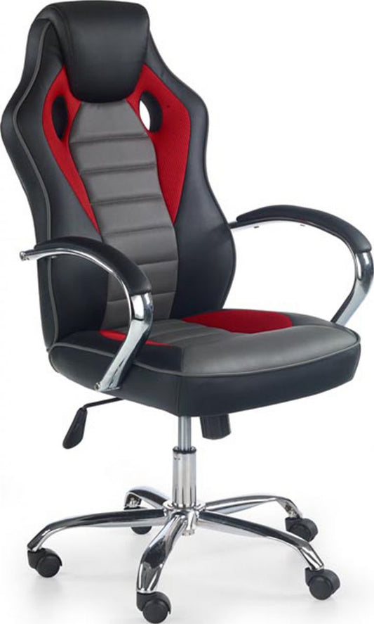 Office Chair Scroll | size: Width: 61cm, Height: 109cm, Depth: 48cm | color: Black | image: 1 | variant: 1011553