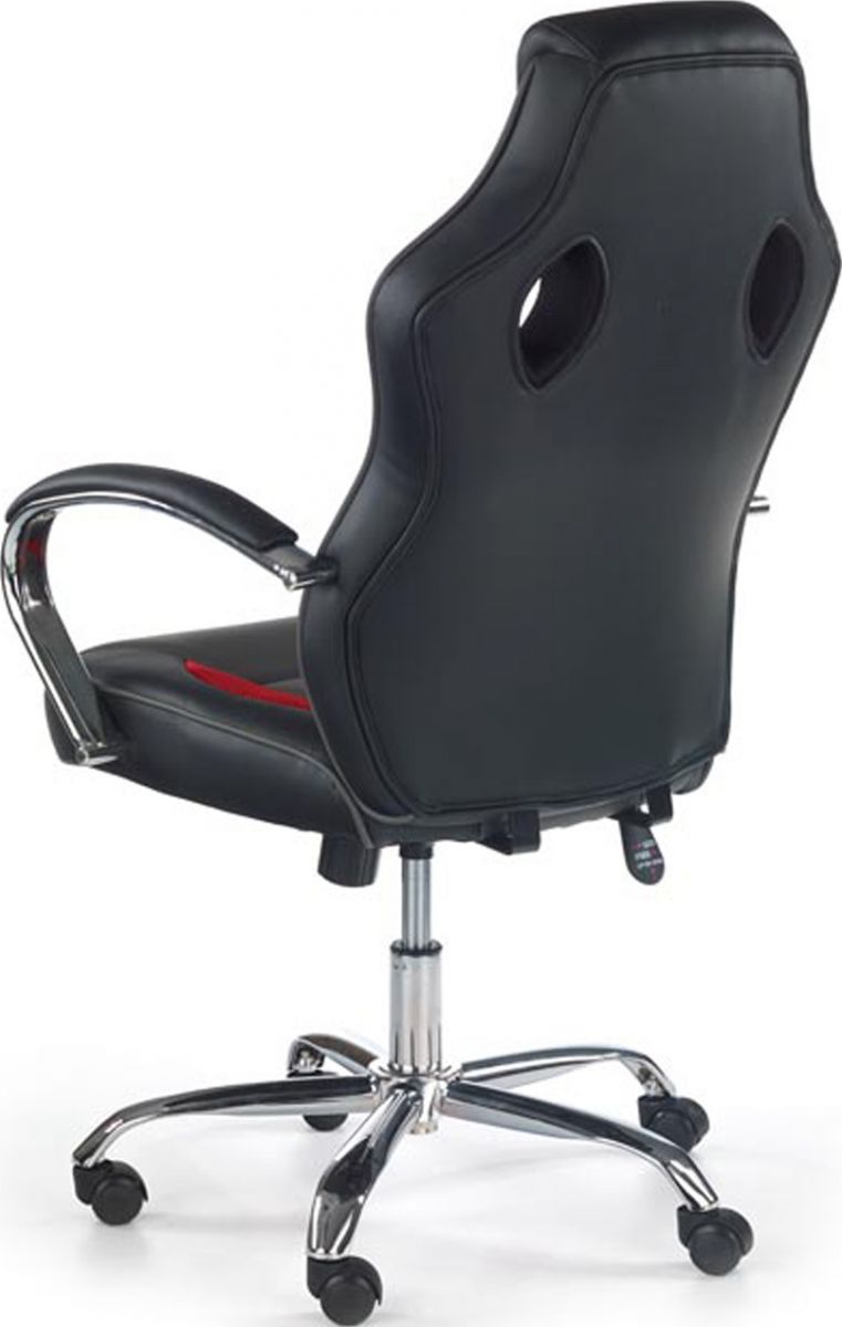 Office Chair Scroll | size: Width: 61cm, Height: 109cm, Depth: 48cm | color: Black | image: 2 | variant: 1011553