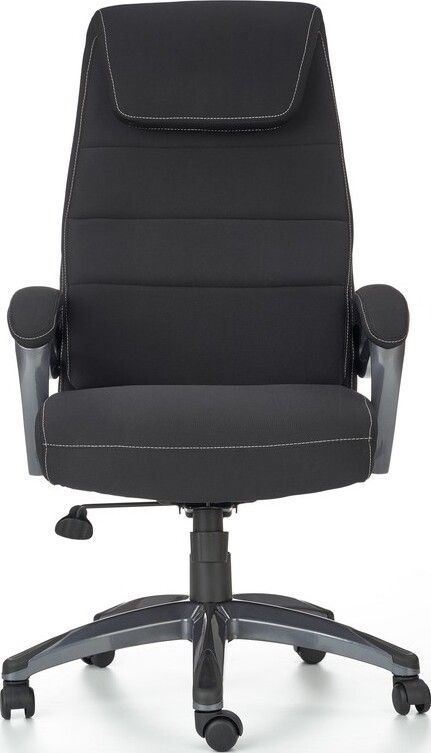 Office Chair Sidney | size: Width: 65cm, Height: 125cm, Depth: 58cm | color: Black | image: 2 | variant: 1011578