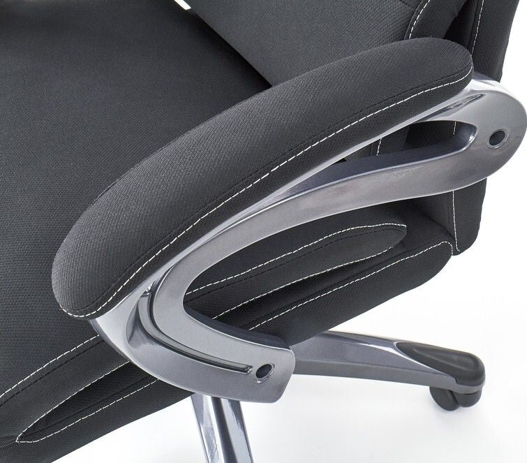 Office Chair Sidney | size: Width: 65cm, Height: 125cm, Depth: 58cm | color: Black | image: 5 | variant: 1011578