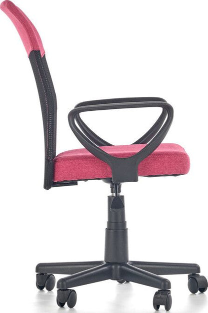 Office Chair Siena | size: Width: 52cm, Height: 91cm, Depth: 59cm | color: Pink | image: 2 | variant: 1002958