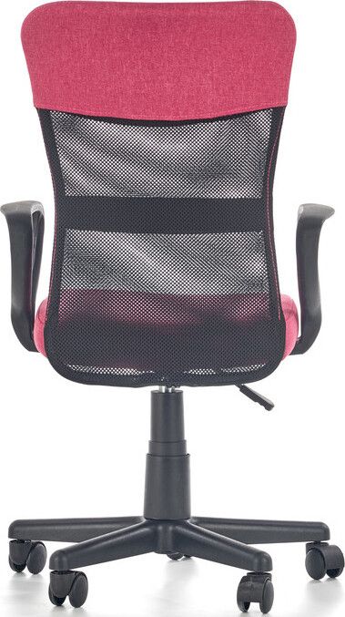 Office Chair Siena | size: Width: 52cm, Height: 91cm, Depth: 59cm | color: Pink | image: 6 | variant: 1002958