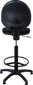 Office Chair Smart | size: Width: 46cm, Height: 109-132.5cm, Depth: 46.5cm | color: Black | image: 4 | variant: 1011572